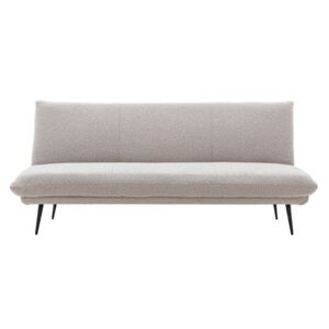 Duncan Fabric 3 Seater Sofa Bed In Light Grey