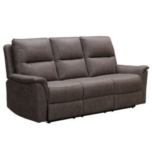 Kasen Fabric 3 Seater Sofa In Truffle