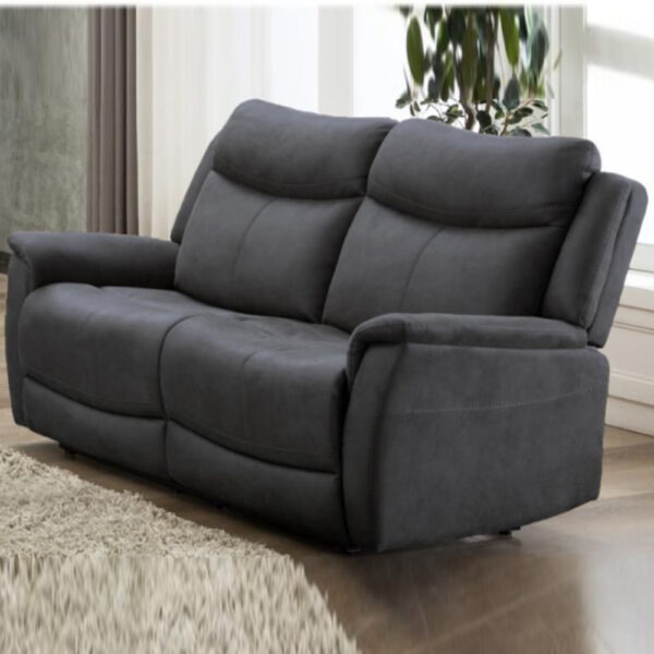 Arizones Fabric 2 Seater Sofa In Slate