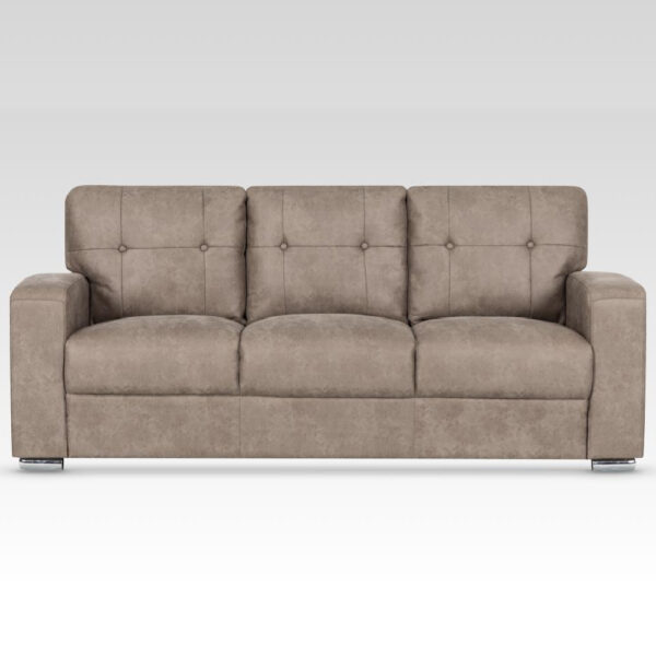 Hobart Fabric 3 Seater Sofa In Taupe
